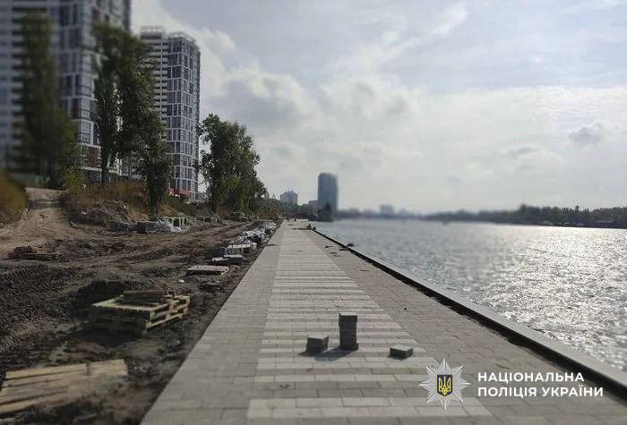 Розкрито схему розтрати 100 млн грн на будівництві берегоукріплень у Дніпровському районі