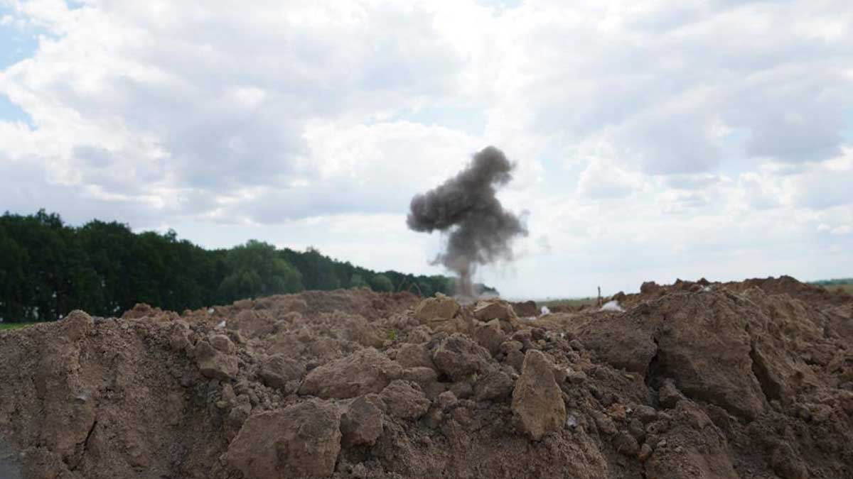 підрив боєприпасів