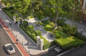 На Рейтарській з’являться сад і скульптура на честь графіка Георгія Нарбута