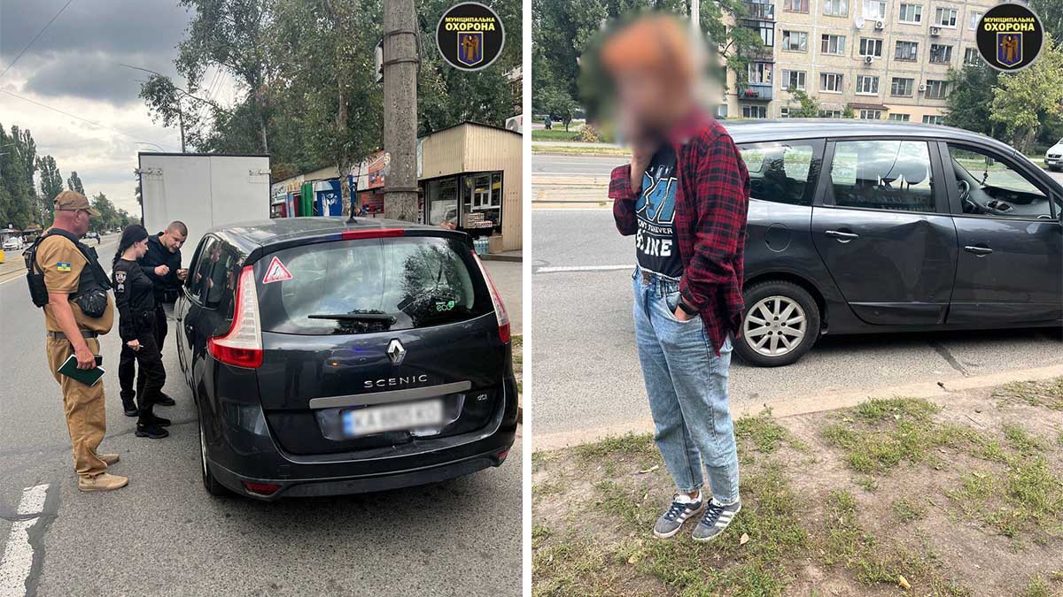 Автомобіль, в якому за кермом перебувала нетвереза жінка