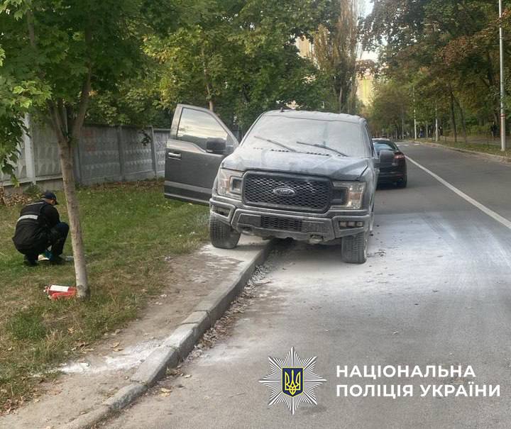 Солом'янка: 22-річний киянин підпалив пікап за завданням ФСБ за $2000