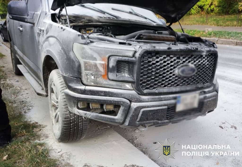 Солом'янка: 22-річний киянин підпалив пікап за завданням ФСБ за $2000