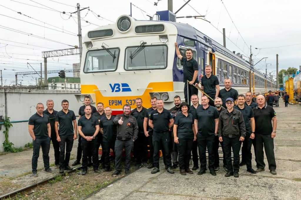 Київщина отримала 45-й модернізований електропотяг від початку війни
