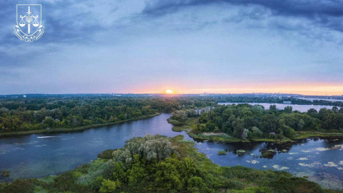 Панорама ландшафтного заказника «Острів Жуків»