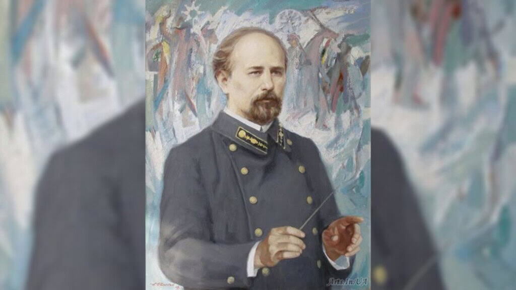 Микола Леонтович - його намальований портрет