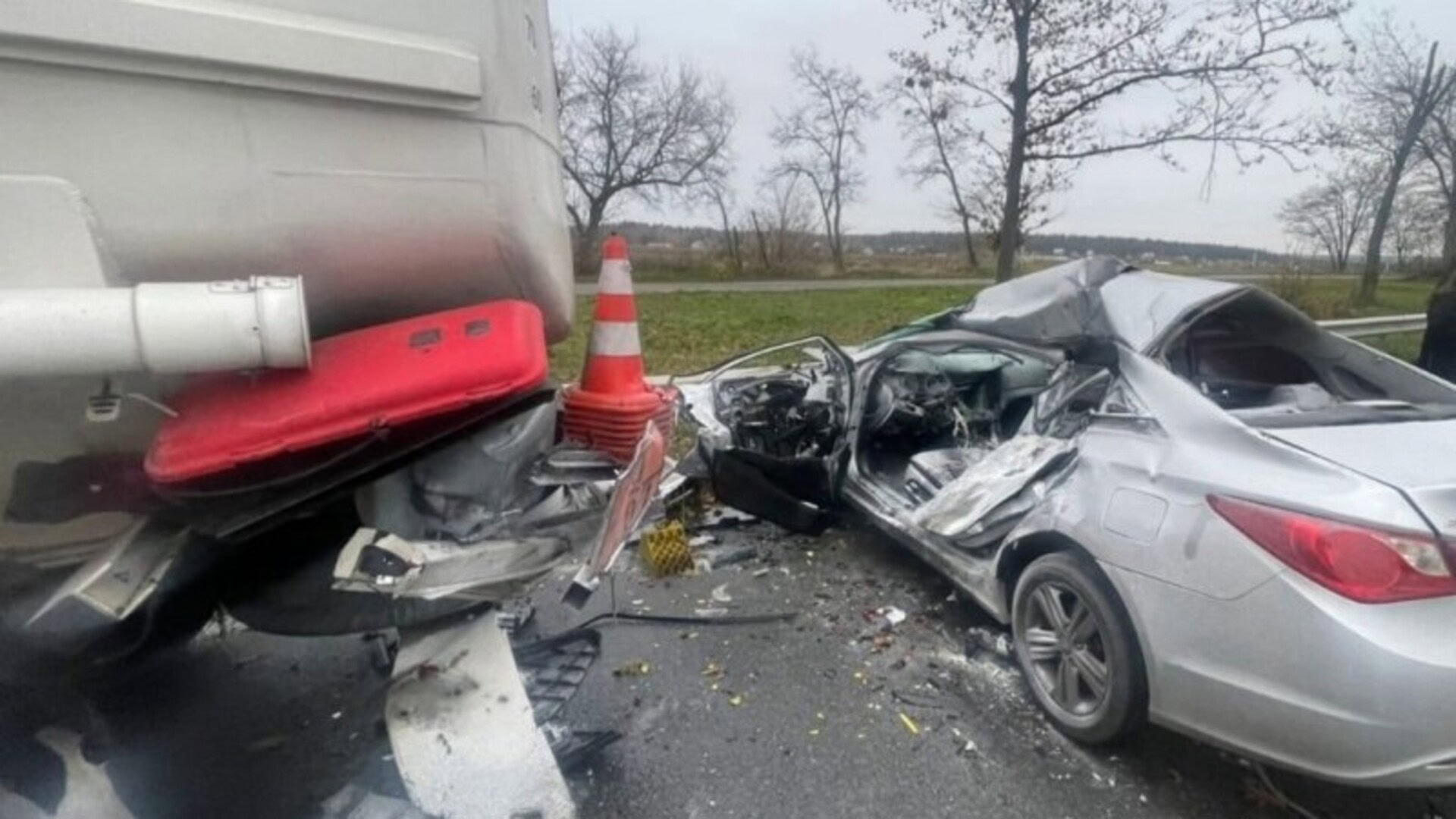 ДТП за на Фастівщині на трасі Київ-Одеса