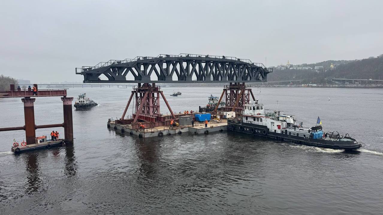 Ремонт моста Метро в Києві