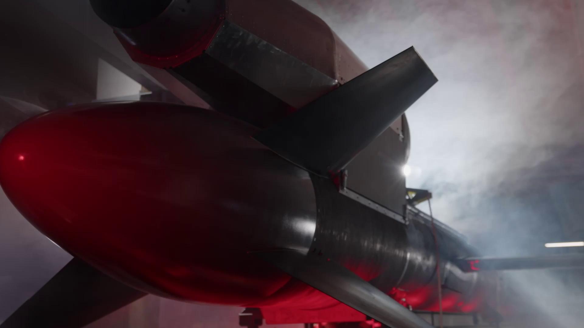 Ракета «Фламінго» FP-5 перед стартом