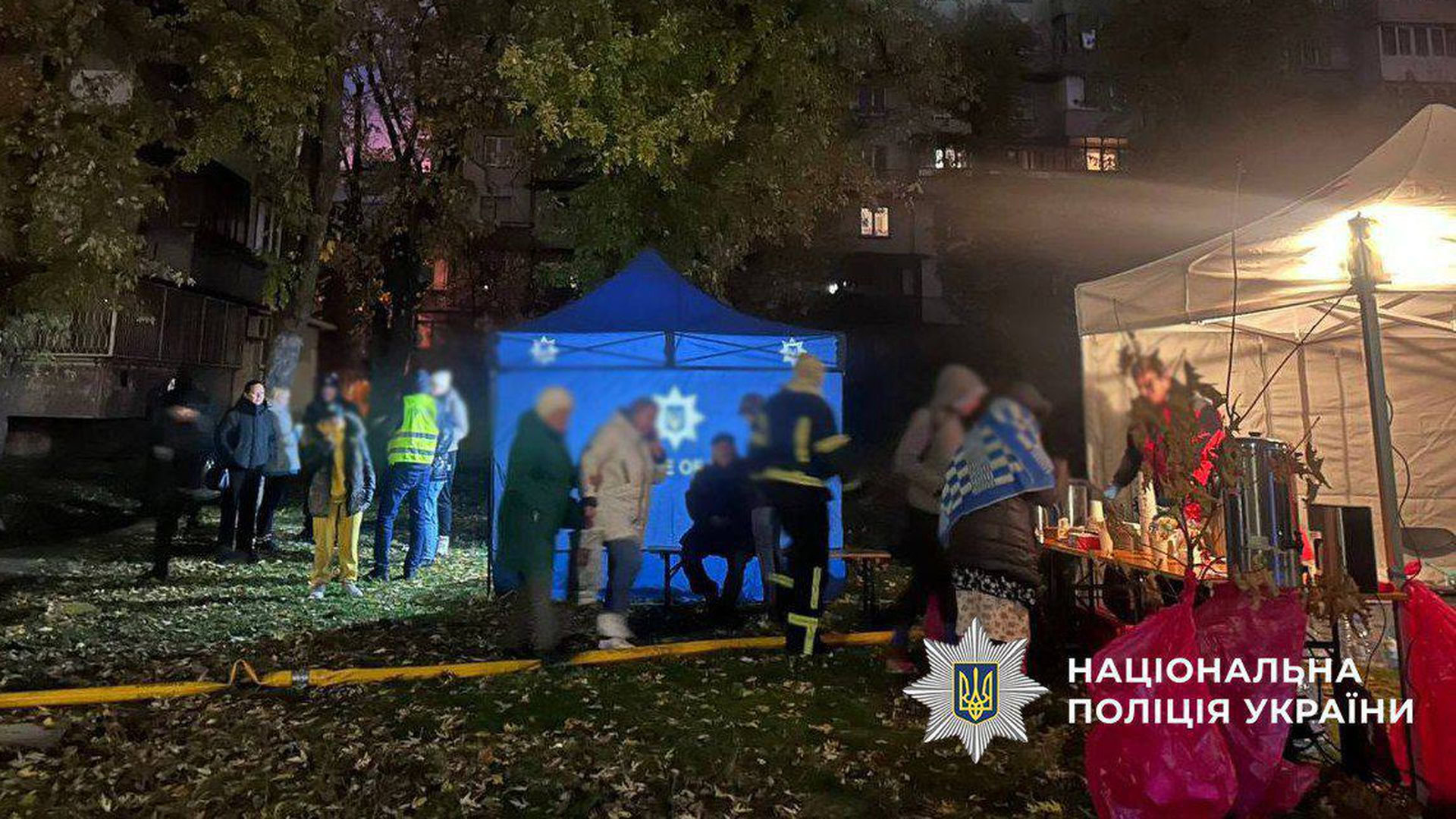 Штаб допомоги після обстрілу