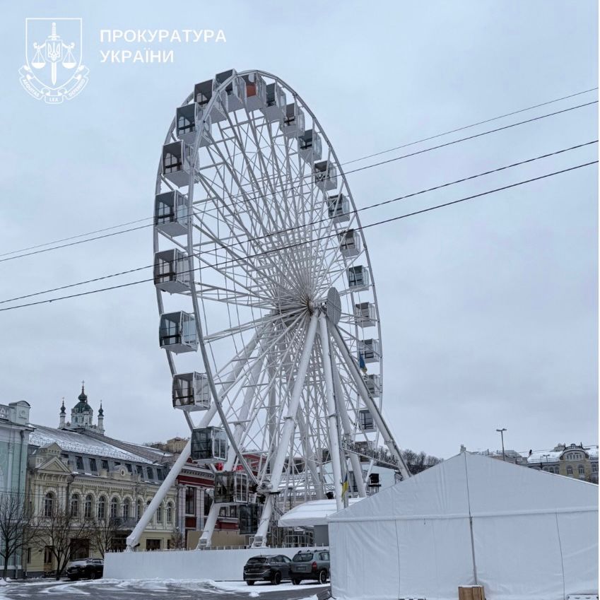 Колесо огляду на Подолі вдень