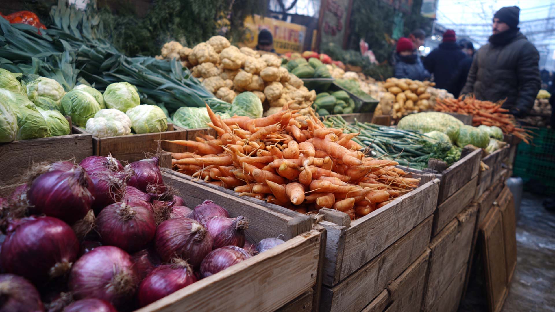 Овочі на ярмарку