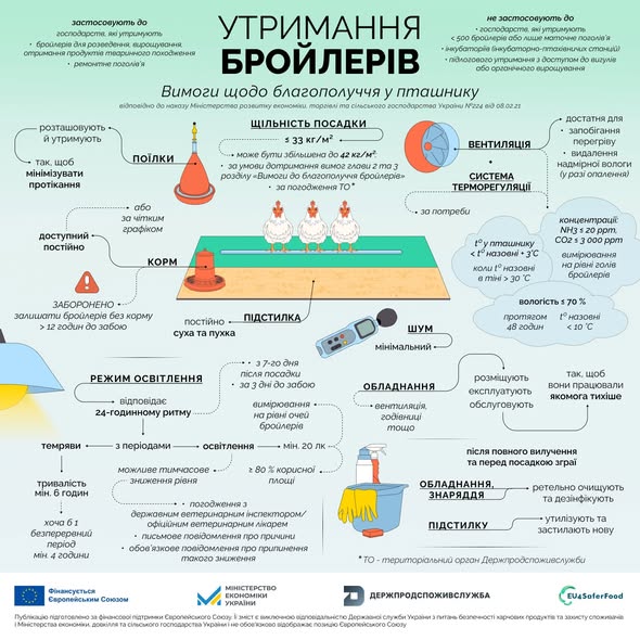 Нові правила для бройлерів з 1 січня 2026: що змінилося