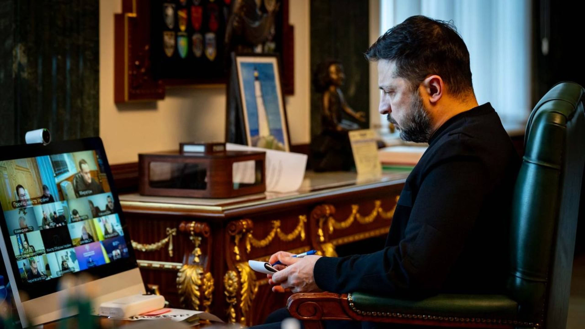 Президент України Володимир Зеленський під час спеціального енергетичного селектору