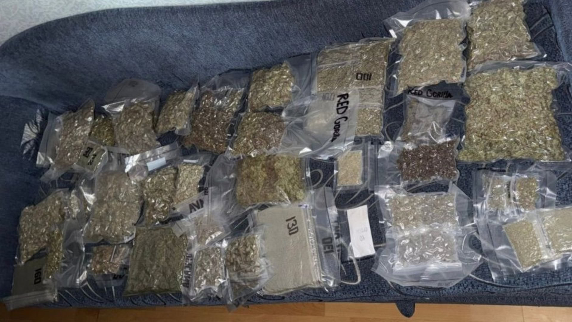 Розфасовані різні наркотичні речовини