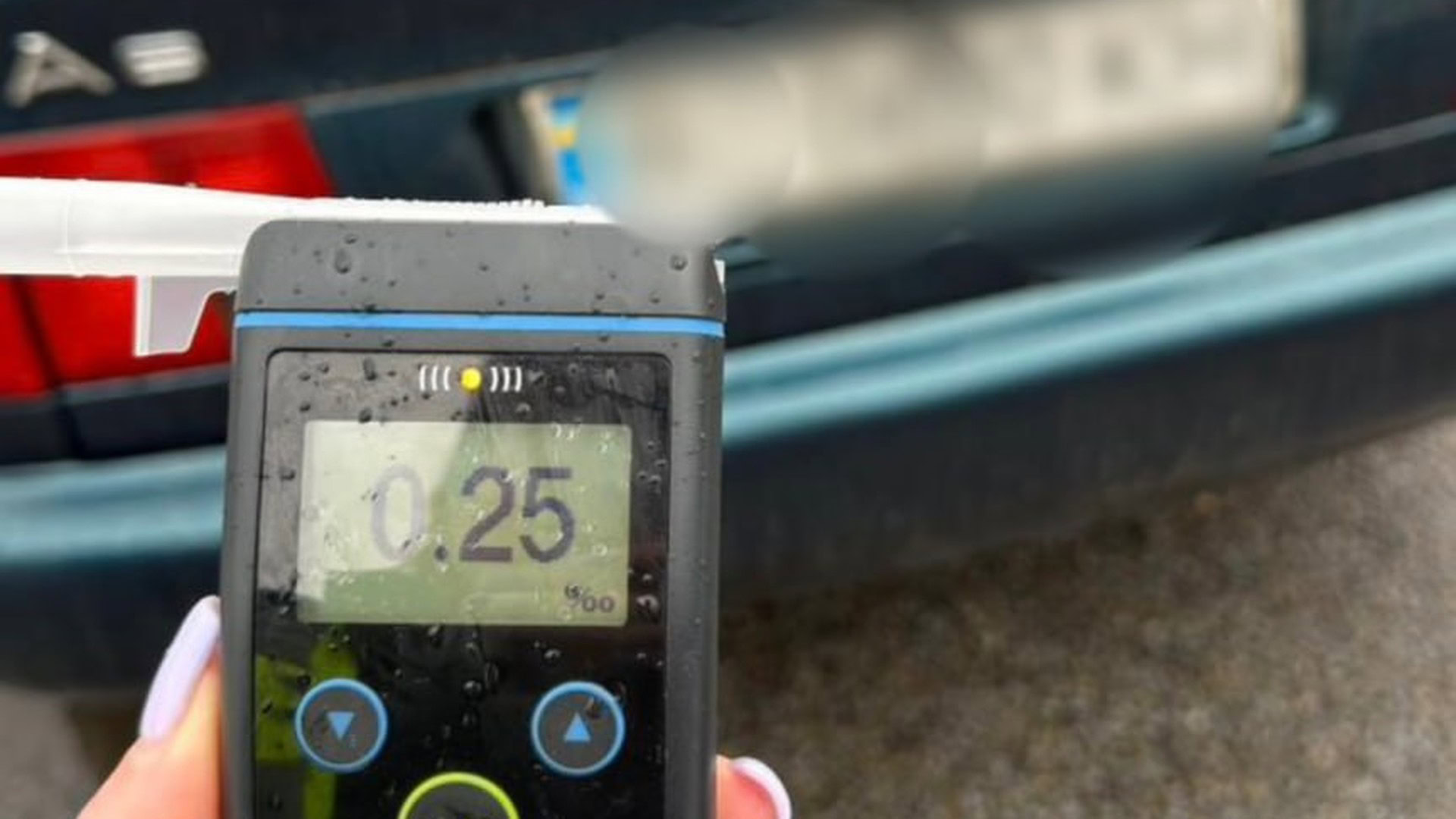 П'яний водій без прав у Святошинському районі: 0,25 проміле