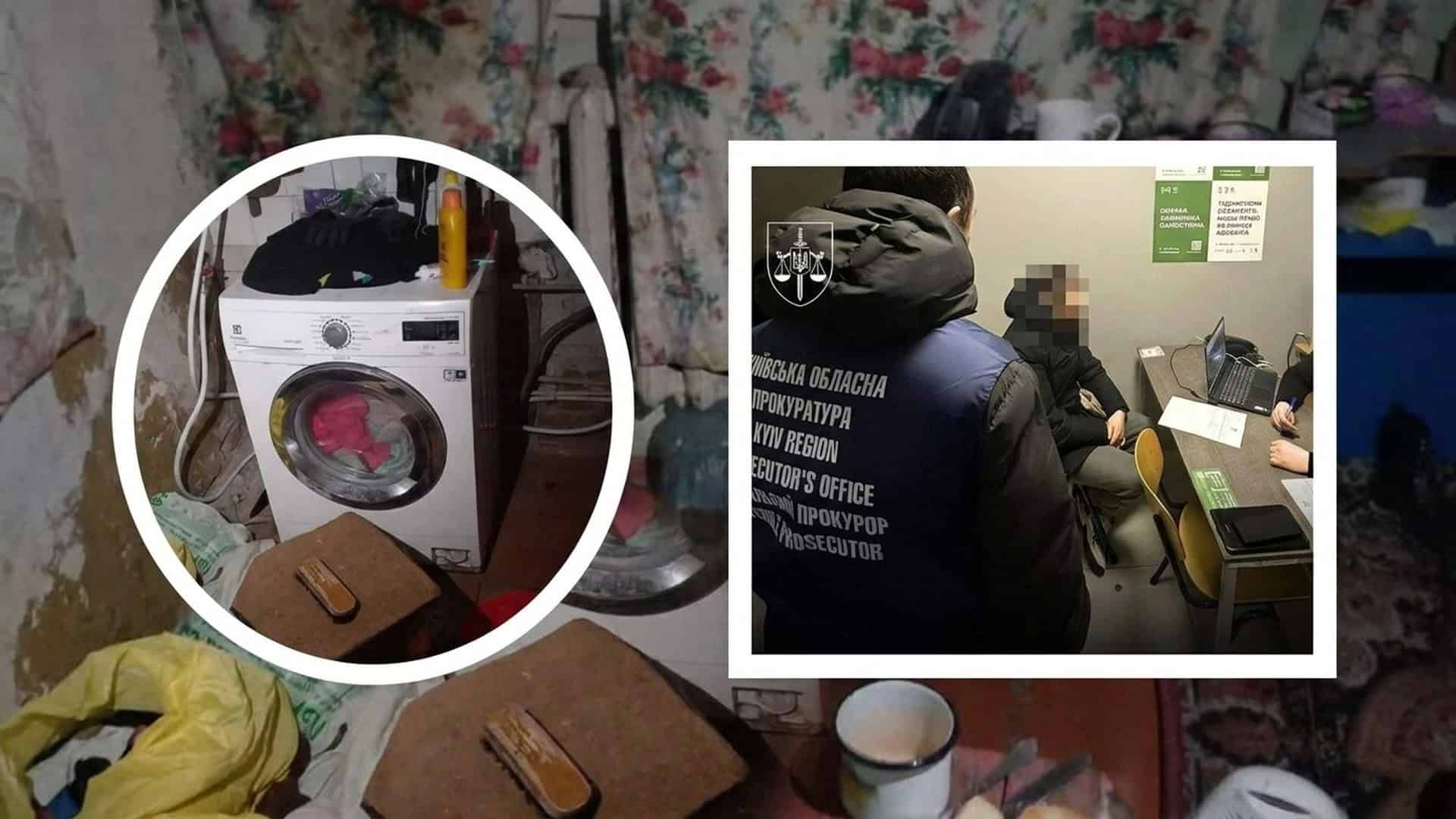 Слідчі Київської обласної прокуратури під час слідчих дій у справі систематичного катування малолітніх дітей у Фастові на Київщині