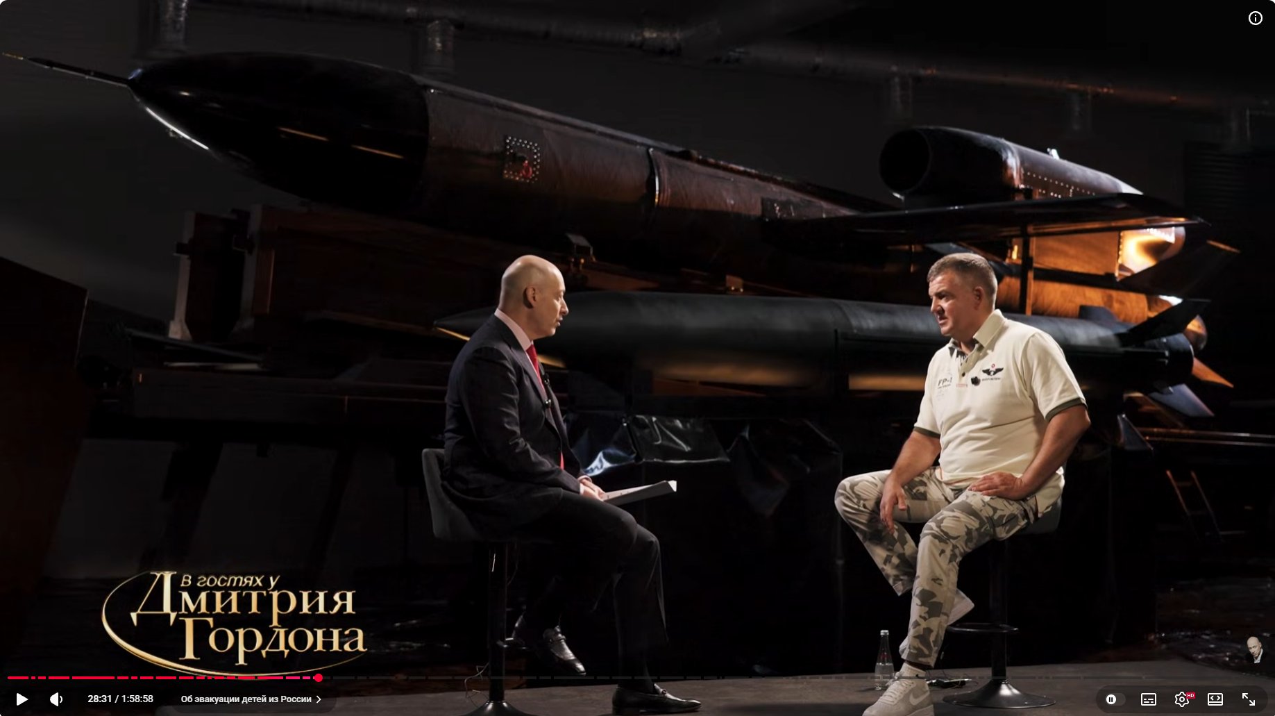 Денис Штілєрман і Дмитро Гордон — інтерв'ю про Fire Point і ракети Фламінго