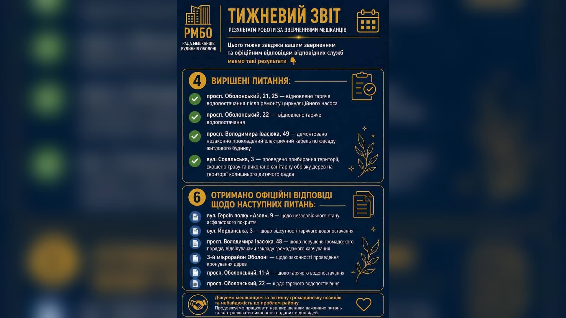 Житловий будинок на проспекті Оболонському, де відновили гаряче водопостачання після ремонту насоса