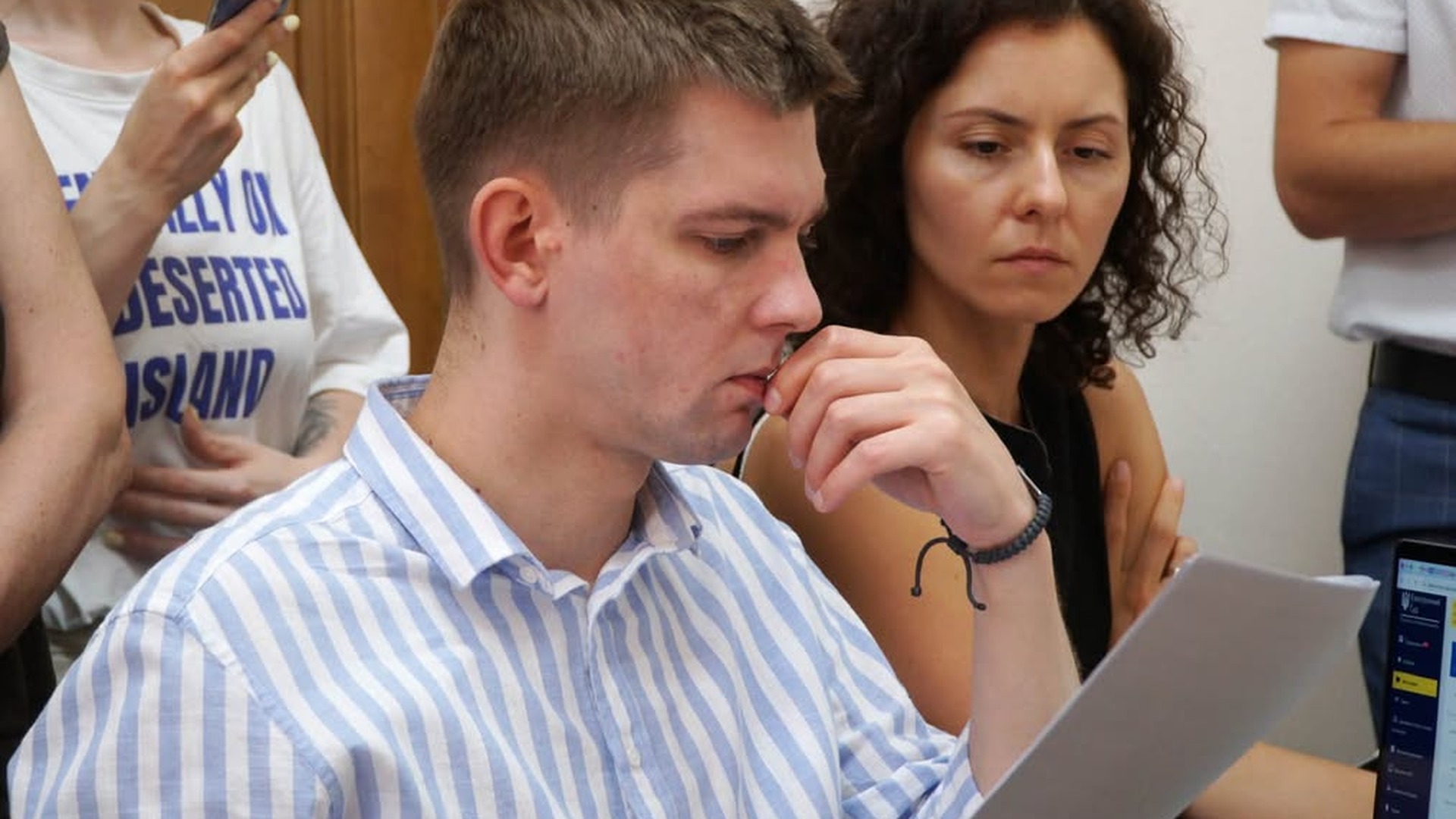 Учасники судового засідання у Господарському суді Києва в справі про повернення 16 гектарів заказника Протасів Яр