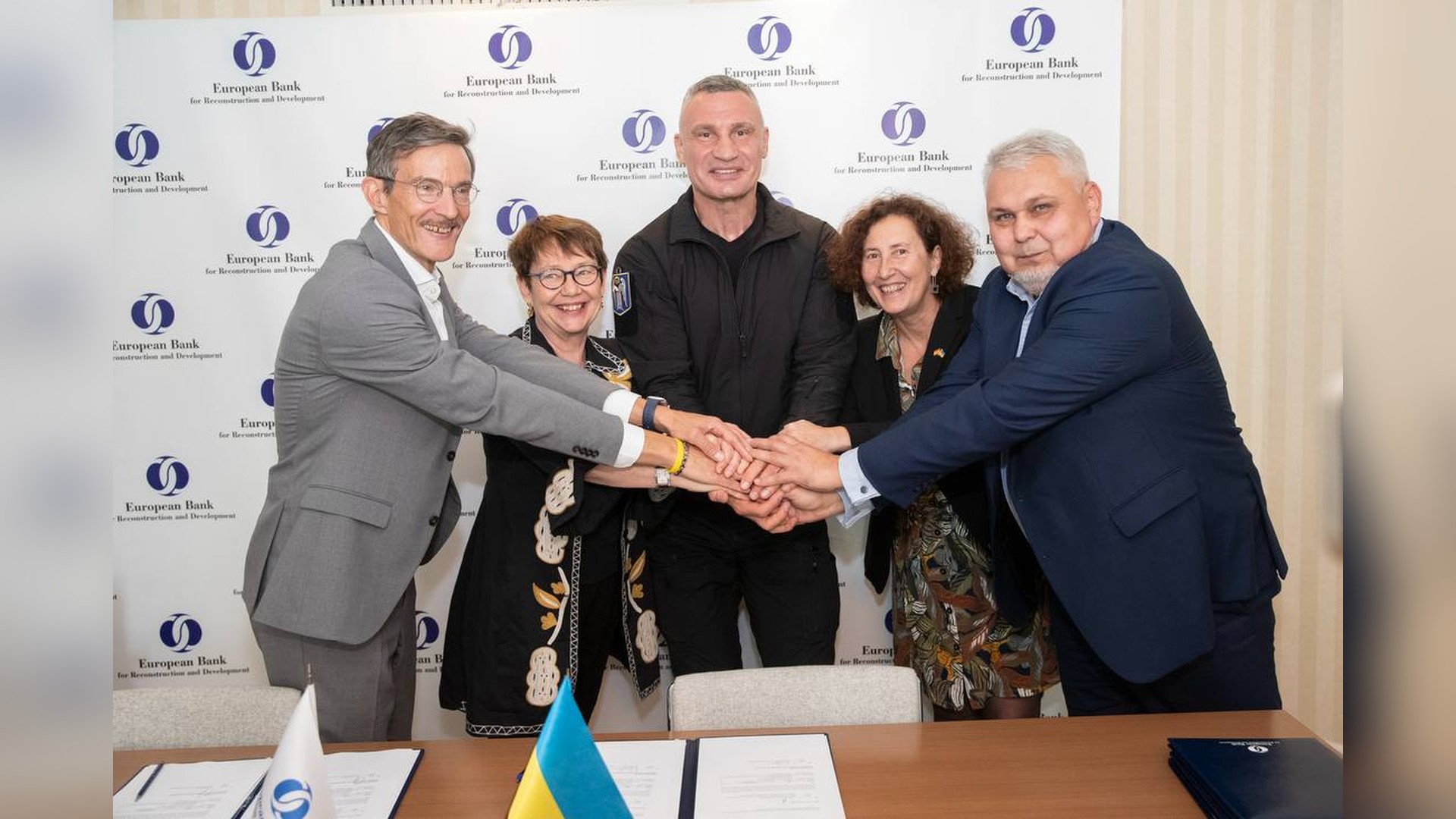 Підписання кредитного договору між Києвом та ЄБРР на 150 млн євро для оновлення рухомого складу метрополітену