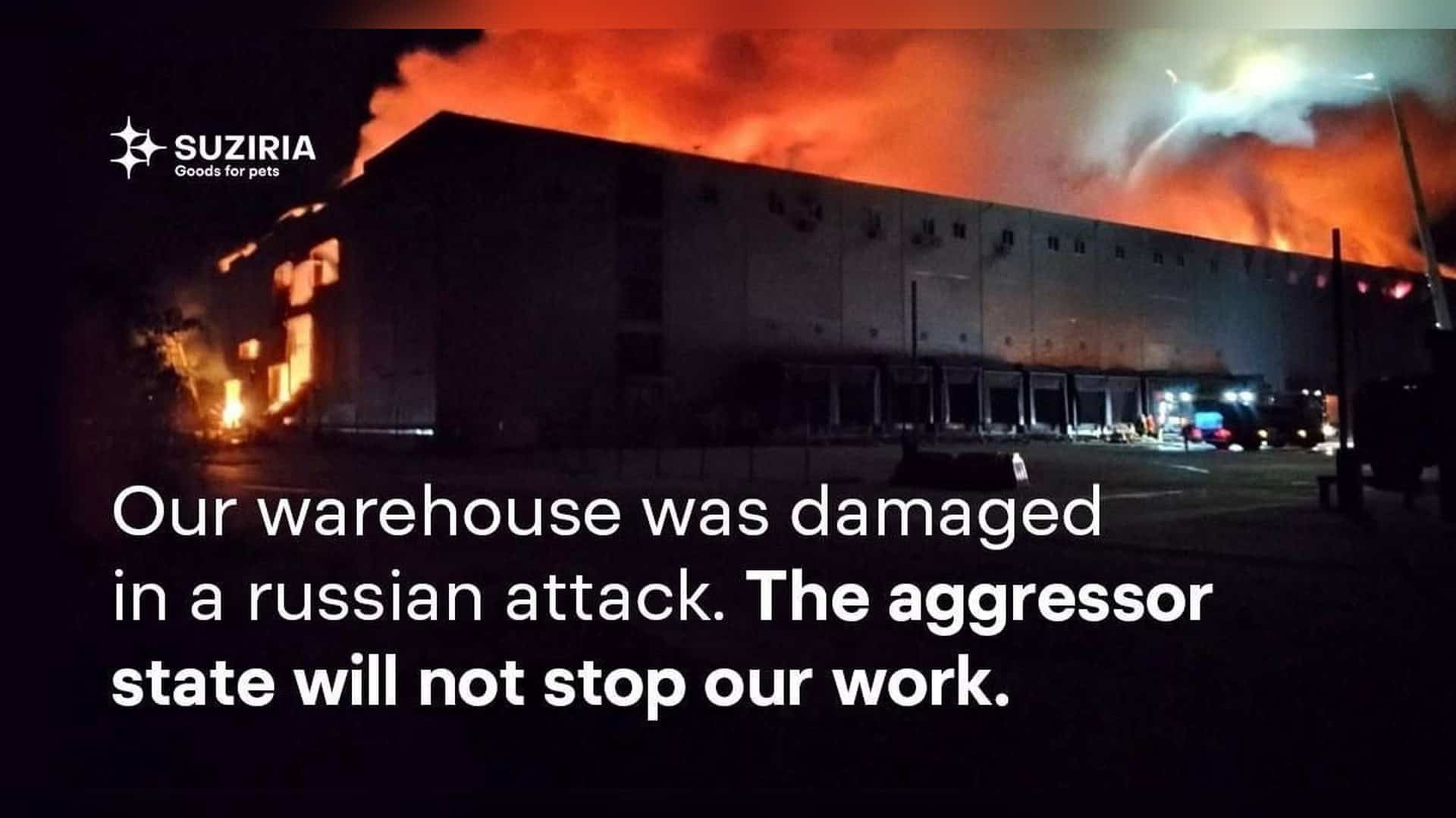 На Київщині через атаку дронів поранено жінку, пошкоджено будинки Пошкоджений склад MasterZoo на Київщині площею понад 8 тисяч квадратних метрів після російської атаки