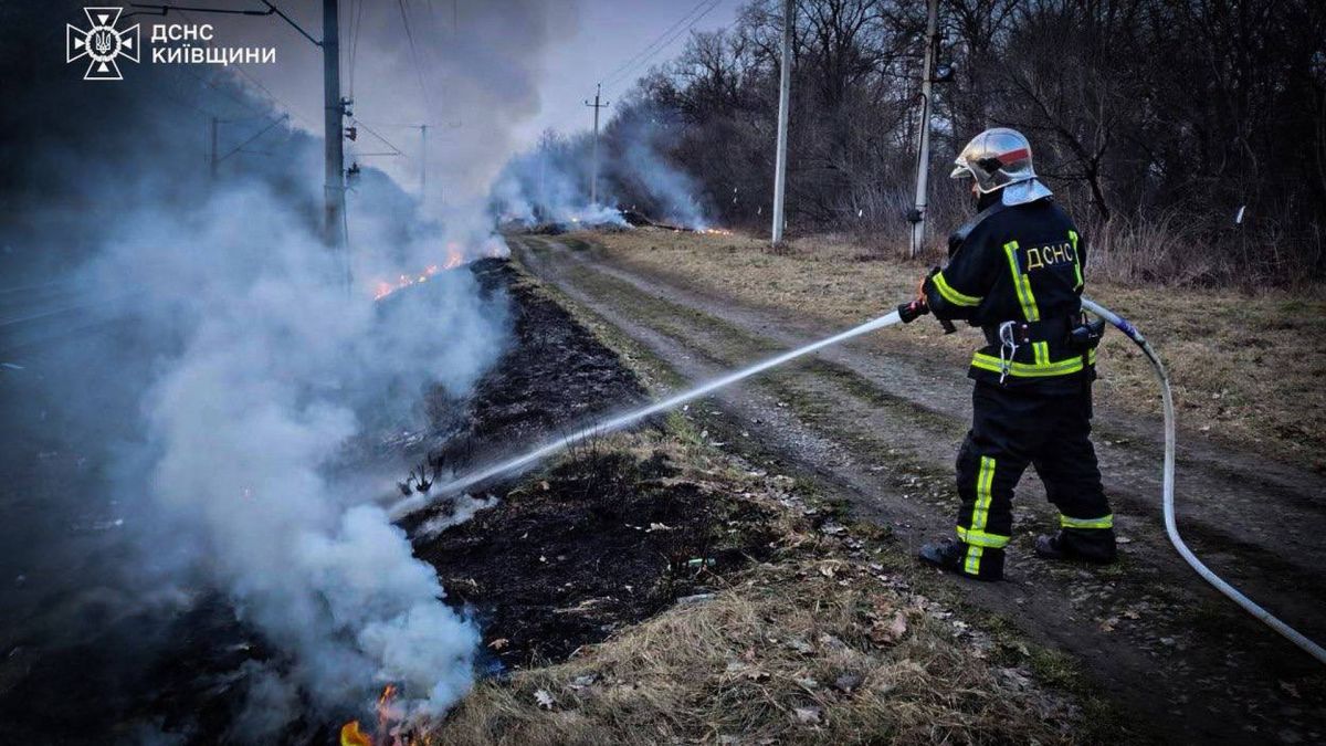 43 пожежі за добу на Київщині: загинув житель Сквири