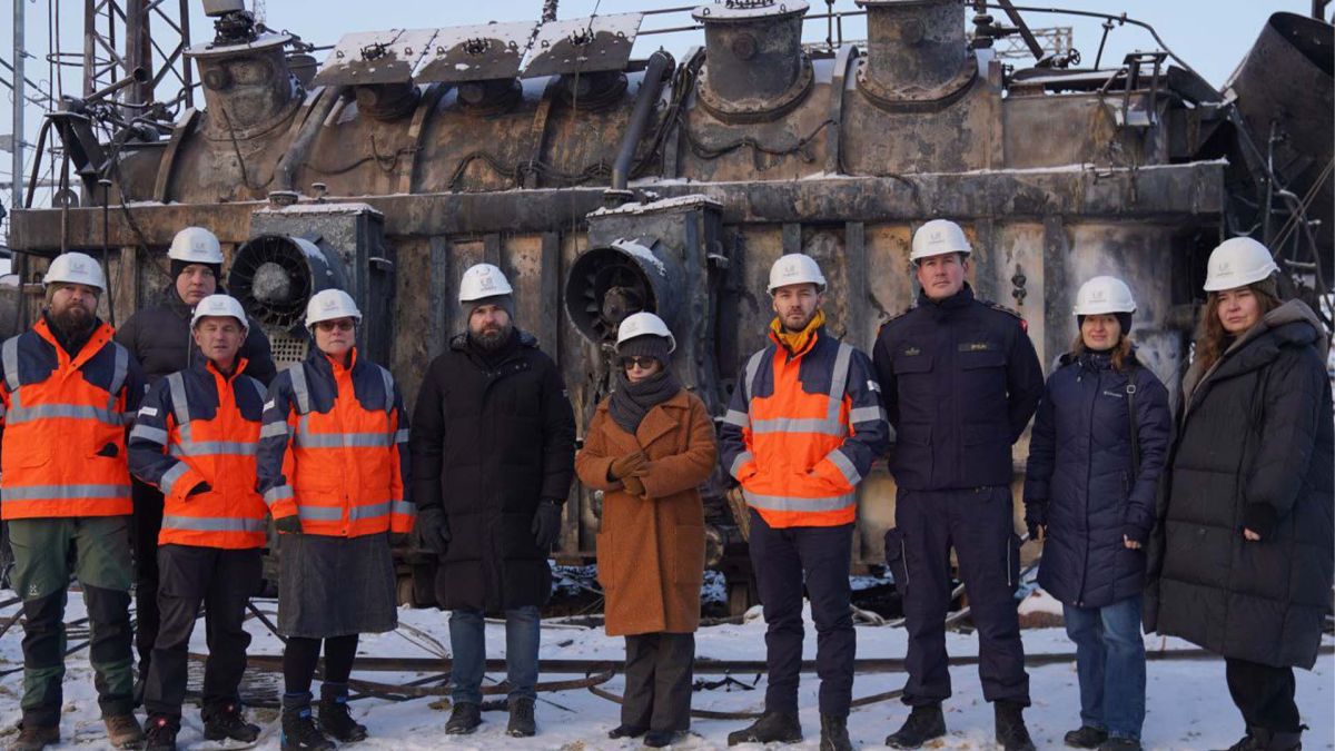 Візиту данської делегації на одну з підстанцій НЕК «Укренерго»