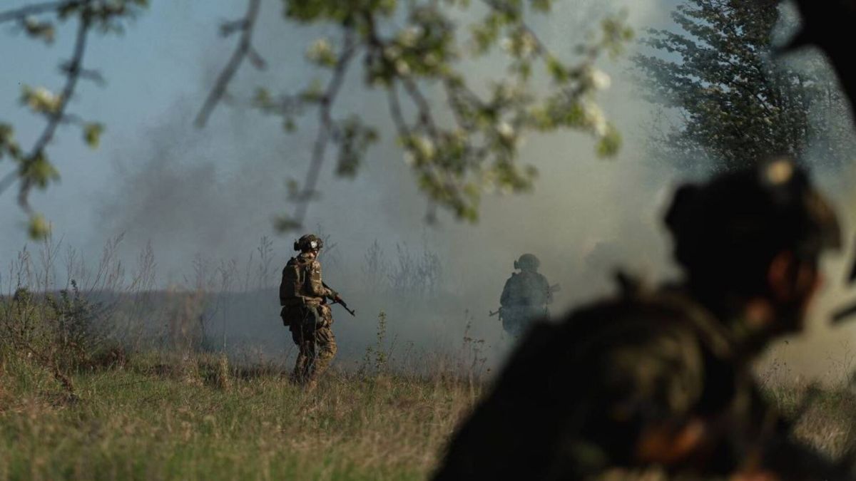 Українські військові на навчаннях