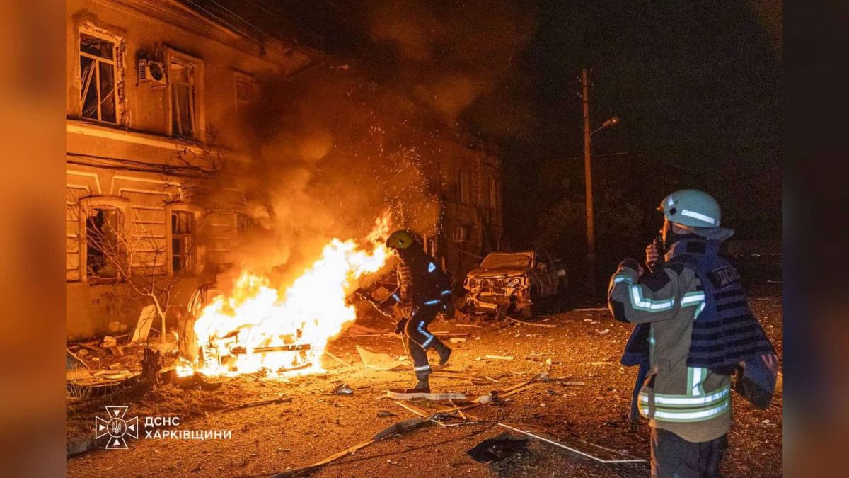 Пошкоджений дитячий садок у Києві після нічної російської атаки — один із 14 поранених по всій Україні за ніч