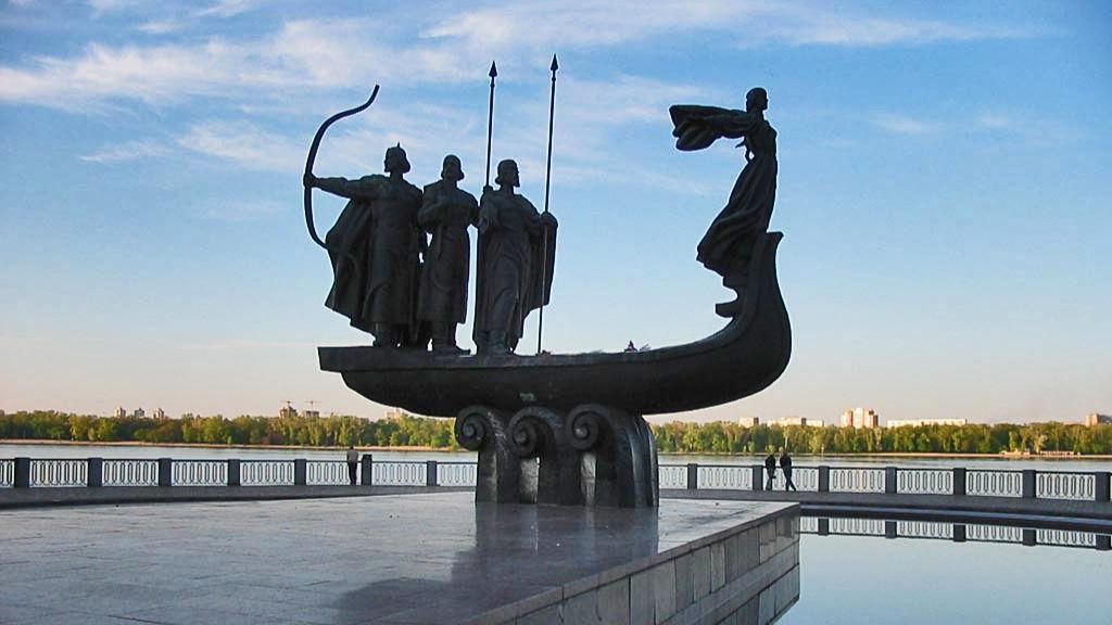 Пам'ятний знак на честь заснування міста Києва