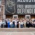 Головні новини Києва | Kyiv.News Церемонія вшанування прапора України біля будівлі Київської міської ради на 36-ту річницю його підняття над містом