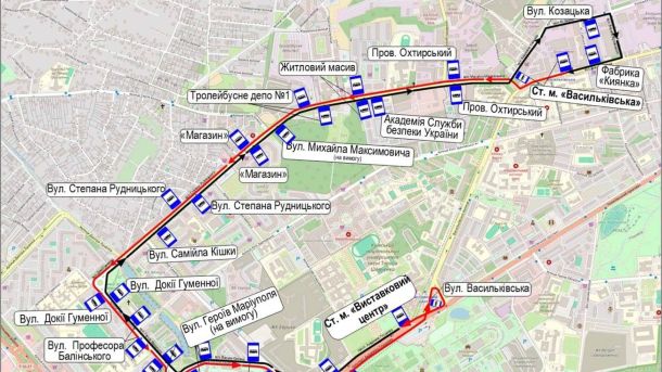 Тролейбус у Києві на вулиці міста — маршрути №12 і №45 змінять схему руху 29–30 липня через будівельні роботи