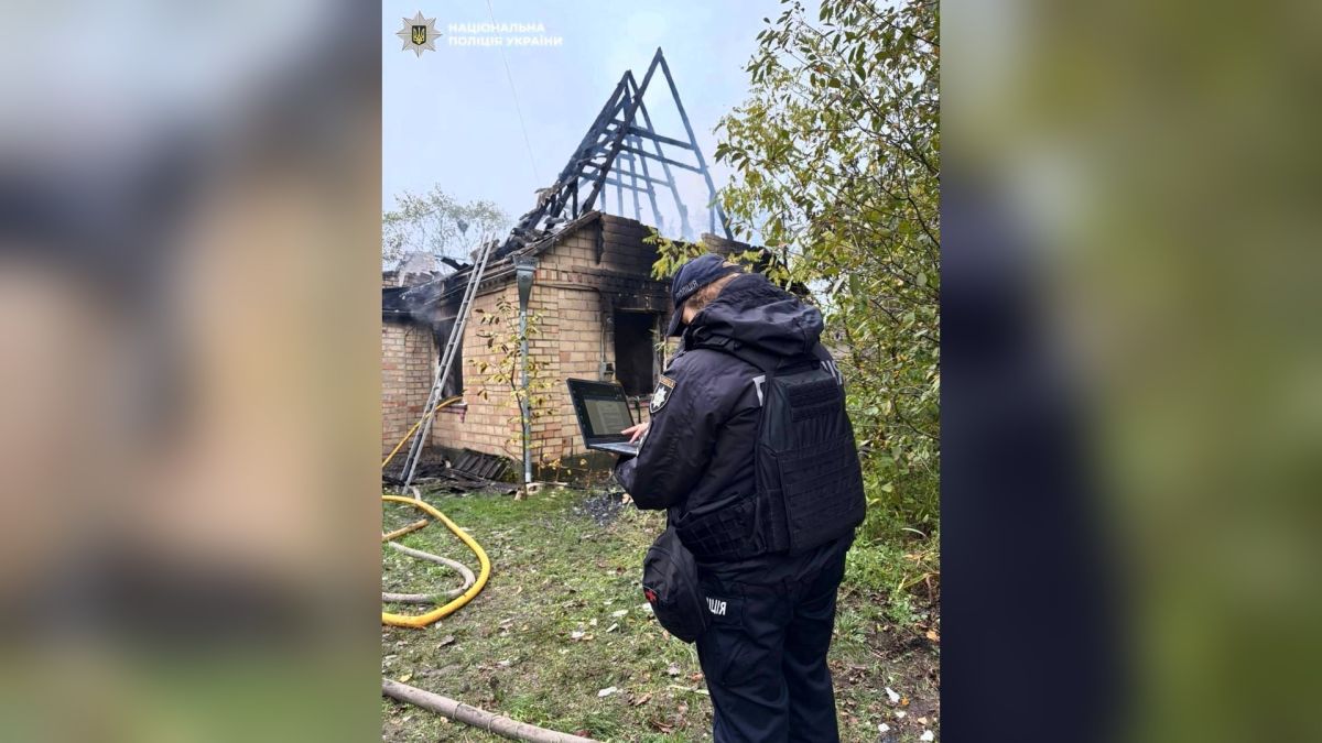 Пожежа у приватному будинку в селі Острійки на Білоцерківщині, де загинула 91-річна мешканка