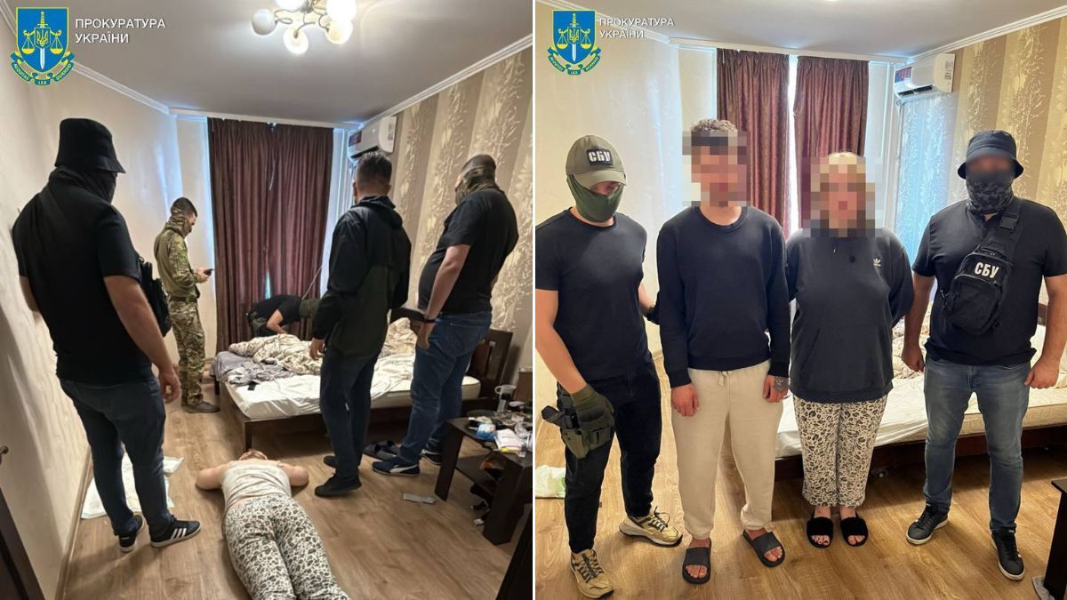 Група співробітників СБУ проводить затримання у квартирі