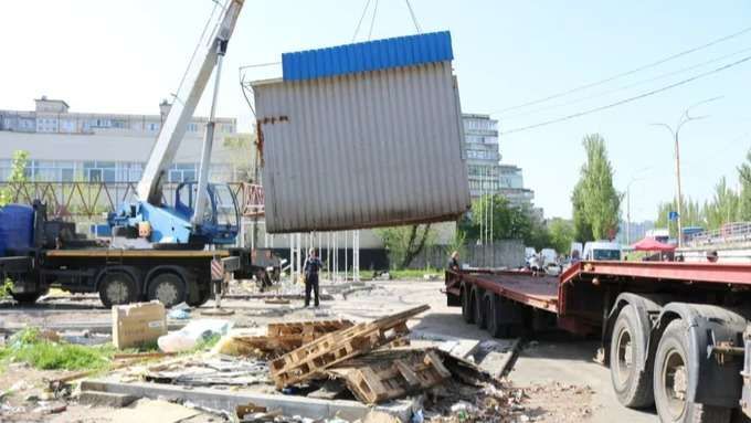 У Києві демонтували понад 2200 МАФів і споруд без дозволів з початку 2025 року