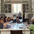 Учасники 2-ї Пілотної зустрічі ChemiNova за робочим столом у бібліотеці Університету Палермо, квітень 2026 року