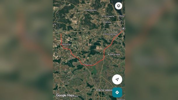 Перекриття автодороги М-06 Київ — Чоп на Київщині між 15-м і 32-м кілометрами в обох напрямках