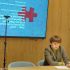 Олеся Ісаюк виступає з доповіддю про ідентифікацію українців в Аушвіці в Інституті Пілецького у Варшаві