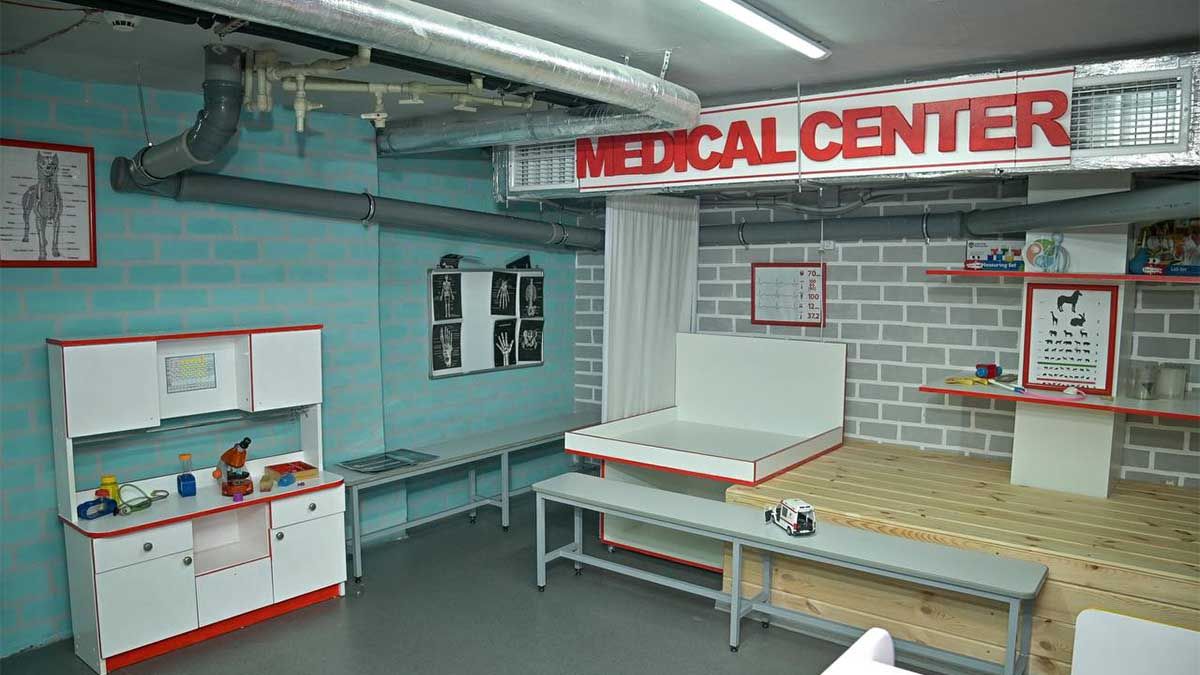 У садочку №179 Святошинського району відкрили укриття з «містом професій»