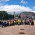 Учасники безкоштовної екскурсії ДІАЗ «Стародавній Київ» на День Києва — близько 300 людей зібралися біля Михайлівської площі