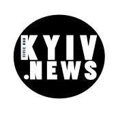 Логотип Kyiv.News білий великий