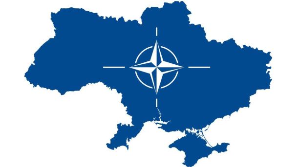карта України емблема НАТО