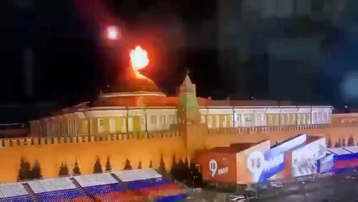 Вибух дрону над Кремлем