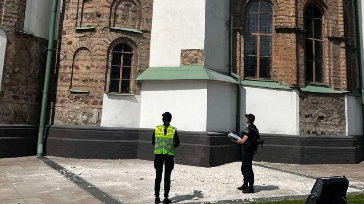 Софійський собор у Києві пошкоджено під час масованого удару РФ по столиці