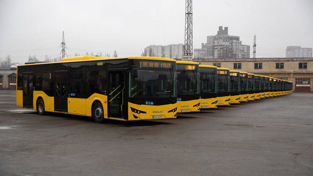 Нові автобуси в Києві