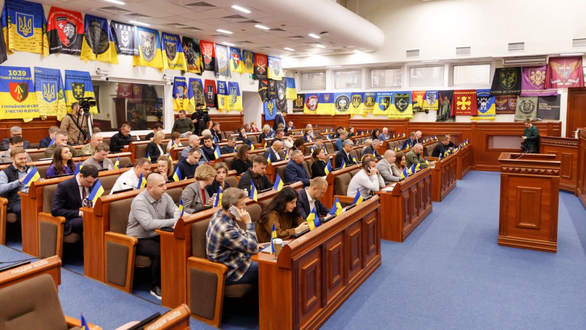 Депутати під час засідання Київської міської ради