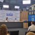 Директорка Департаменту охорони здоров'я Києва Тетяна Мостепан презентує медичний чат-бот на пресконференції у «Київінформі»
