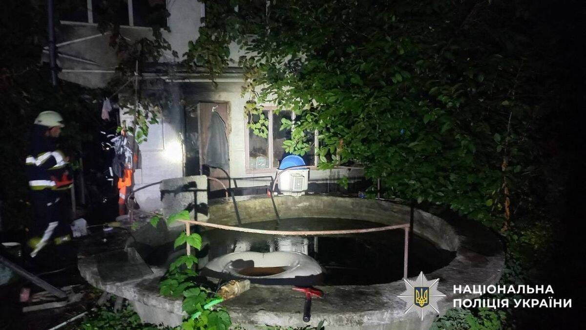Будівля, в якій виникла пожежа