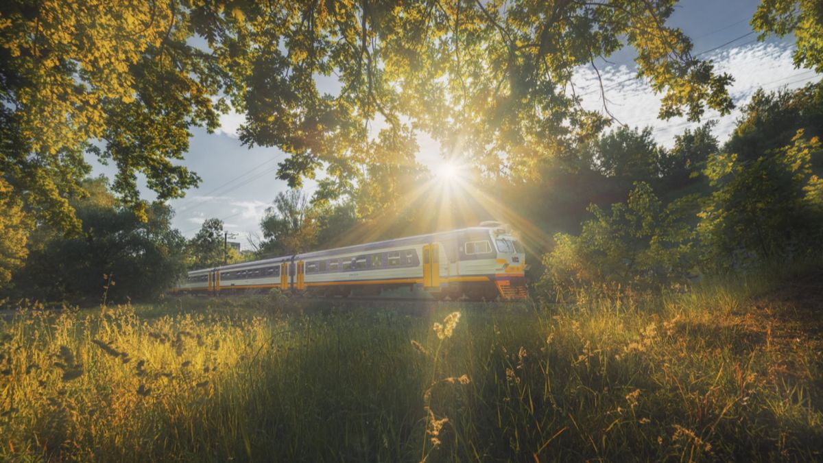 Приміська електричка «Укрзалізниці» в Києві