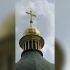 Північно-східний купол Софійського собору після завершення протиаварійних і реставраційних робіт у Києві